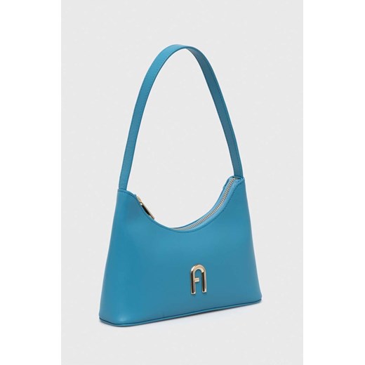 Furla torebka skórzana kolor niebieski Furla ONE ANSWEAR.com