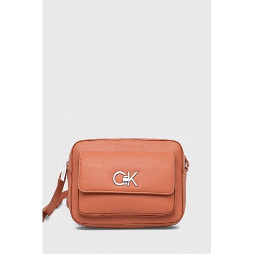 Calvin Klein torebka kolor pomarańczowy Calvin Klein ONE ANSWEAR.com