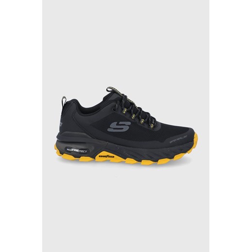 Skechers buty męskie kolor czarny ze sklepu ANSWEAR.com w kategorii Buty trekkingowe męskie - zdjęcie 163398380