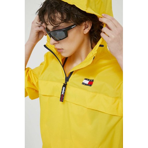 Kurtka damska żółta Tommy Jeans krótka