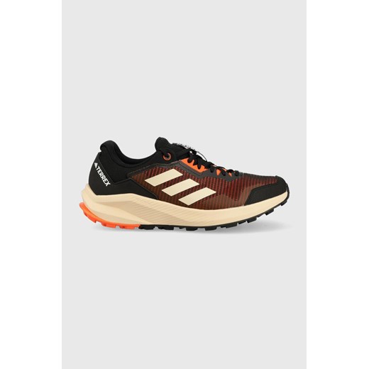 adidas TERREX buty Trailrider męskie kolor czarny HR1156-IMPORA/SAN ze sklepu ANSWEAR.com w kategorii Buty trekkingowe męskie - zdjęcie 163405430