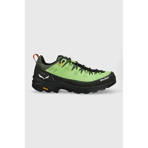 Salewa buty Alp Trainer 2 GTX męskie kolor zielony ze sklepu ANSWEAR.com w kategorii Buty trekkingowe męskie - zdjęcie 163405480