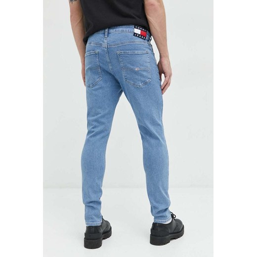 Niebieskie jeansy męskie Tommy Jeans