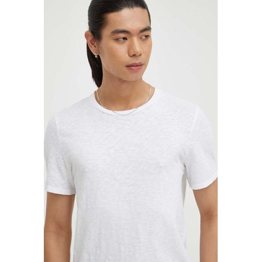 American Vintage t-shirt bawełniany kolor biały melanżowy ze sklepu ANSWEAR.com w kategorii T-shirty męskie - zdjęcie 163428450