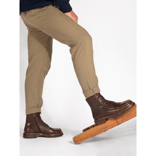 Buty zimowe męskie Conhpol sznurowane na jesień 