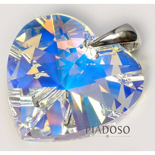 Kryształy SREBRO WISIOREK duży kryształ 28mm One Size 111ara111nde