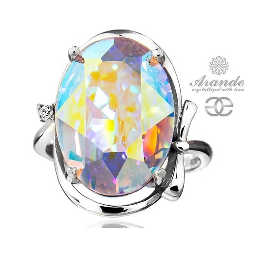 Kryształy SPECIAL pierścionek AURORA SREBRO One Size 111ara111nde