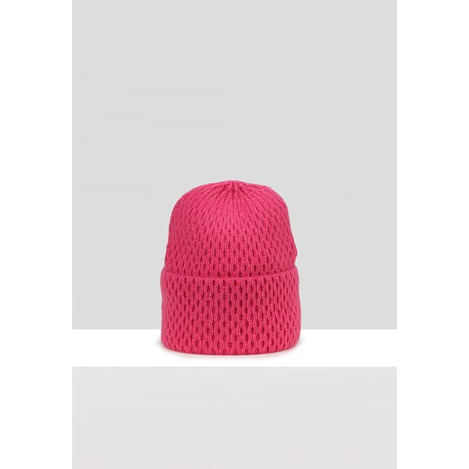 Różowa czapka z angorą ze sklepu Molton w kategorii Czapki zimowe damskie - zdjęcie 163450330