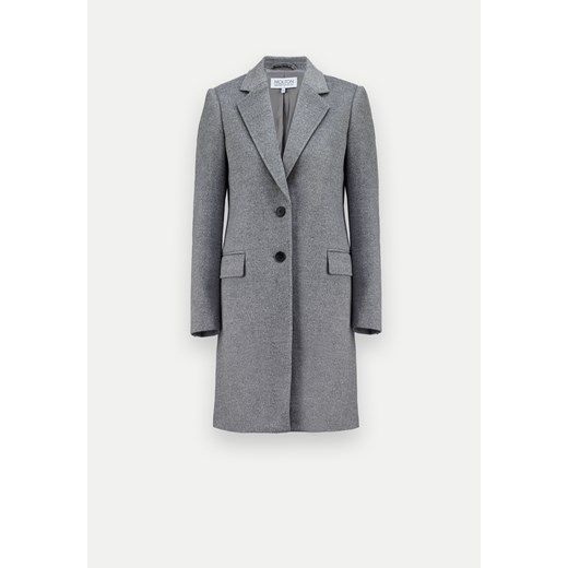 Szary płaszcz dyplomatka 100% wełna ze sklepu Molton w kategorii Płaszcze damskie - zdjęcie 163450364