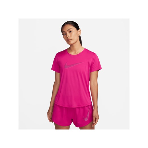 Bluzka damska Nike w sportowym stylu na lato z krótkimi rękawami 