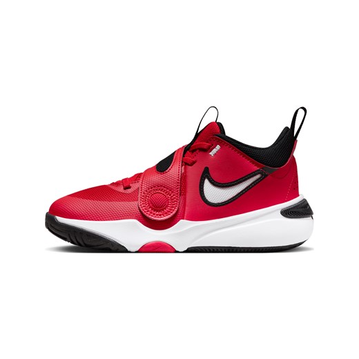 Buty do koszykówki dla dużych dzieci Nike Team Hustle D 11 - Czerwony Nike 38.5 okazja Nike poland
