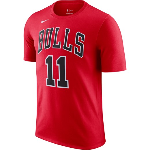 T-shirt męski NBA Nike Chicago Bulls - Czerwony ze sklepu Nike poland w kategorii T-shirty męskie - zdjęcie 163460354