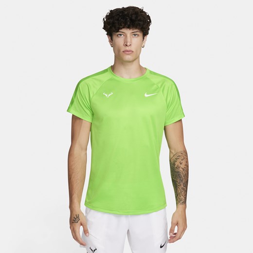 Męska koszulka z krótkim rękawem do tenisa Nike Dri-FIT Rafa Challenger - Zieleń Nike XS Nike poland