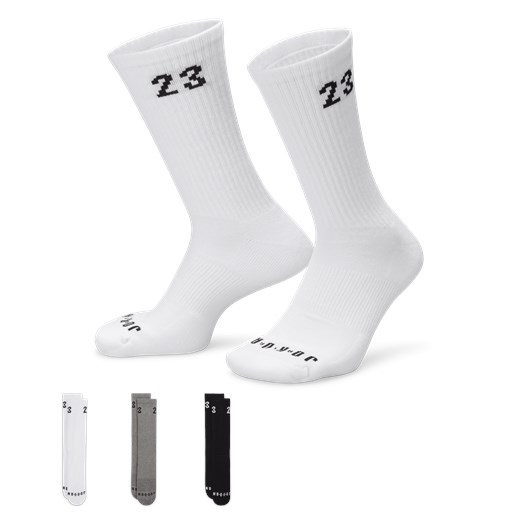 Klasyczne skarpety Jordan Essentials (3 pary) - Wielokolorowe Jordan L Nike poland