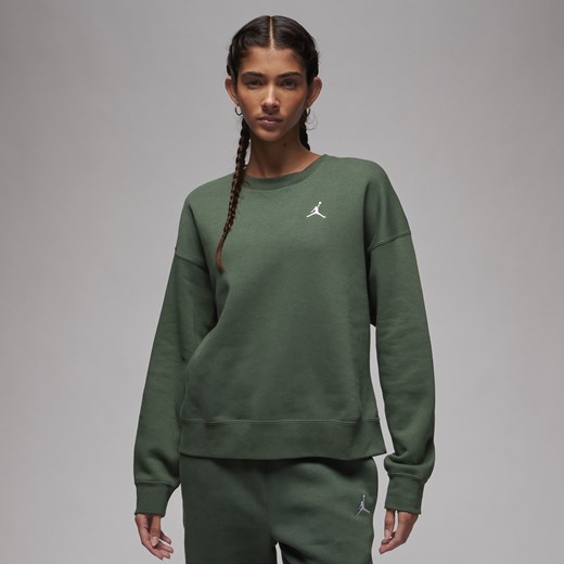 Damska bluza dresowa z półokrągłym dekoltem Jordan Brooklyn Fleece - Zieleń Jordan XL Nike poland