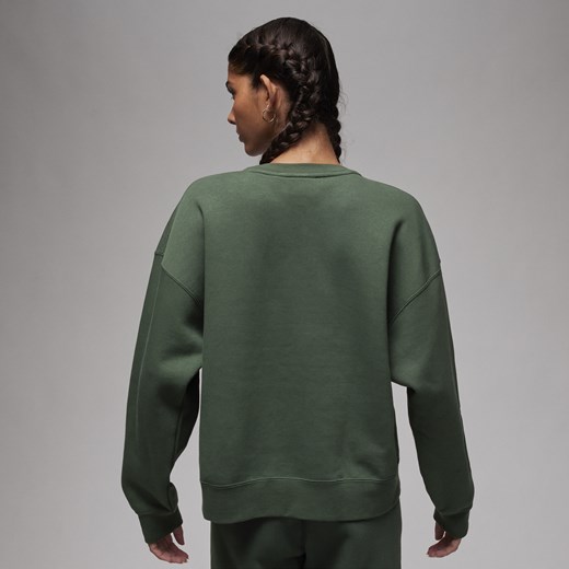 Damska bluza dresowa z półokrągłym dekoltem Jordan Brooklyn Fleece - Zieleń Jordan S Nike poland