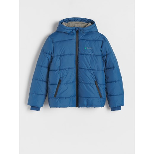 Reserved - Pikowana kurtka z ociepleniem - niebieski ze sklepu Reserved w kategorii Kurtki chłopięce - zdjęcie 163469454