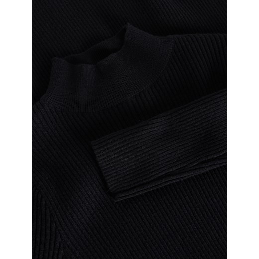 Reserved - Dzianinowa sukienka mini - czarny Reserved S Reserved