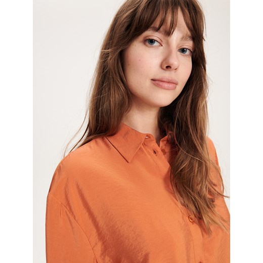 Koszula damska Reserved pomarańczowy z tkaniny 