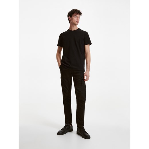 Reserved - Spodnie cargo slim fit - czarny Reserved XL okazja Reserved