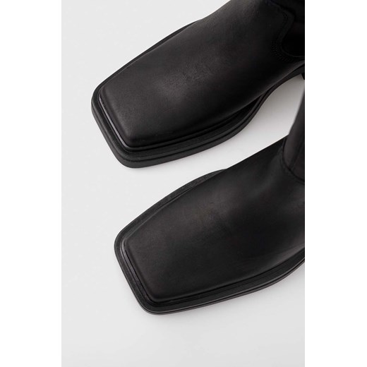 Kozaki damskie Vagabond Shoemakers z cholewką przed kolano na platformie casual 