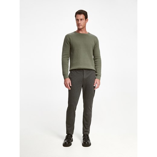 Reserved - Spodnie chino slim fit - ciemnoszary Reserved M promocyjna cena Reserved