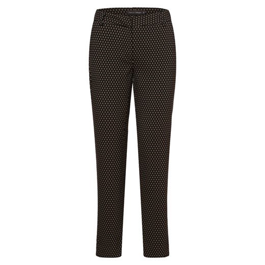 Franco Callegari Spodnie Kobiety Sztuczne włókno czarny wzorzysty ze sklepu vangraaf w kategorii Spodnie damskie - zdjęcie 163504732