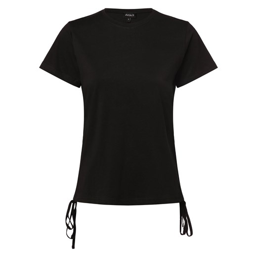 Aygill's T-shirt damski Kobiety Bawełna czarny jednolity ze sklepu vangraaf w kategorii Bluzki damskie - zdjęcie 163504741