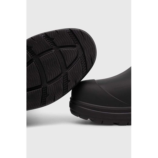 UGG kozaki Droplet Tall damskie kolor czarny na płaskim obcasie lekko ocieplone 39 ANSWEAR.com