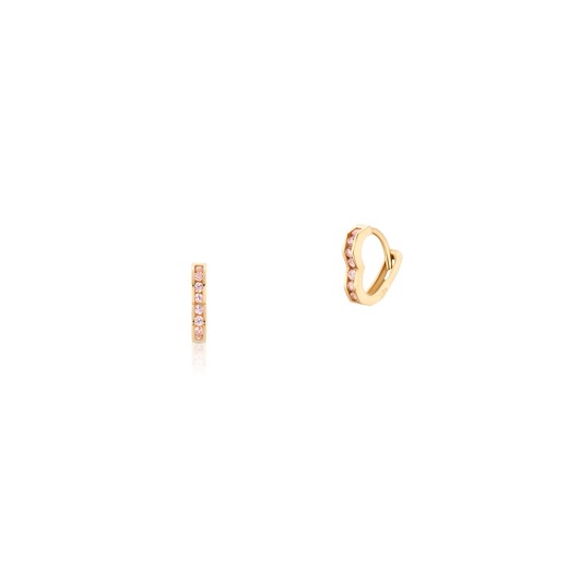 Kolczyki złote z cyrkoniami romantyczne ZIO/KC55 W.KRUK
