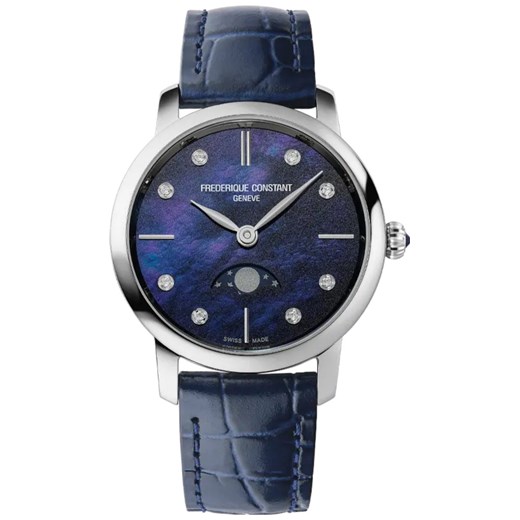 ZEGAREK FREDERIQUE CONSTANT CLASSICS SLIMLINE LADIES MOONPHASE UFR/617 W.KRUK