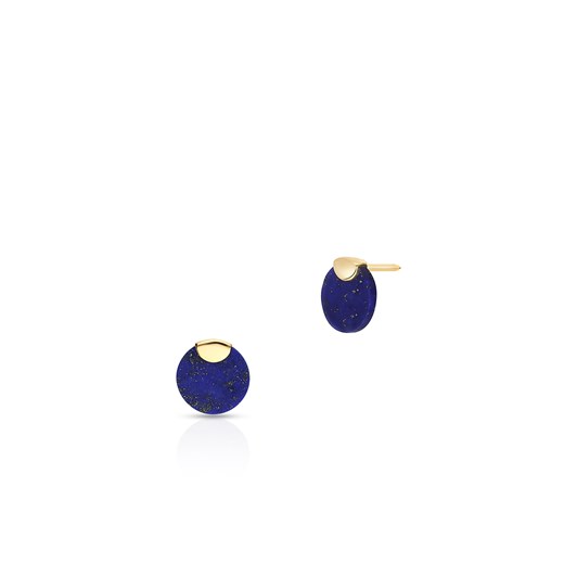 Kolczyki złote z lapis lazuli ZTO/KW23 W.KRUK