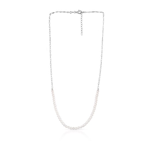 Naszyjnik srebrny z perłami Swarovski SSX/NP009 W.KRUK