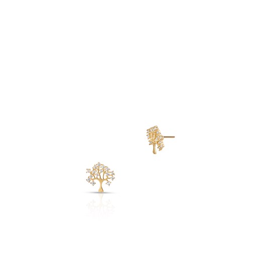 Kolczyki złote drzewko szczęścia ZIH/KC351 W.KRUK
