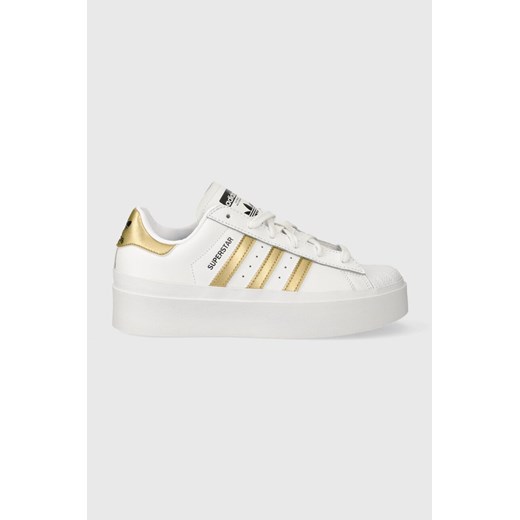 adidas Originals sneakersy skórzane Superstar Bonega IF7583 kolor biały ze sklepu PRM w kategorii Buty sportowe damskie - zdjęcie 163528514