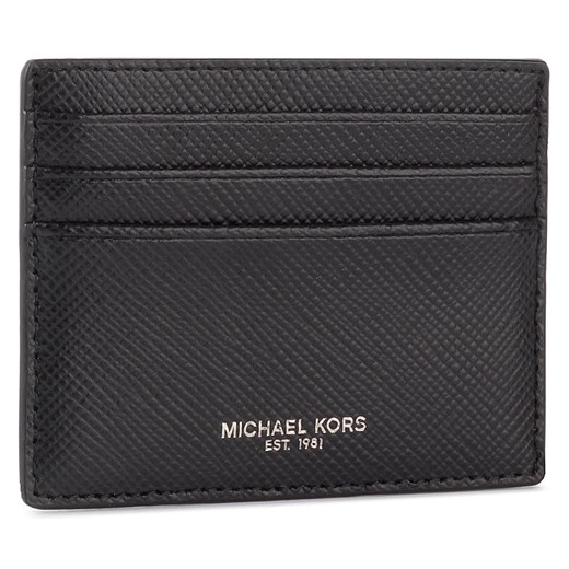 Etui na karty kredytowe MICHAEL Michael Kors Tall Card Case 39F6LHRD2L Black Michael Michael Kors one size eobuwie.pl