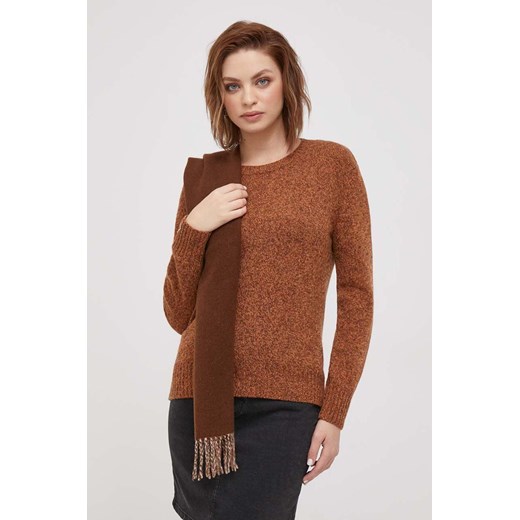 Sweter damski United Colors Of Benetton z okrągłym dekoltem
