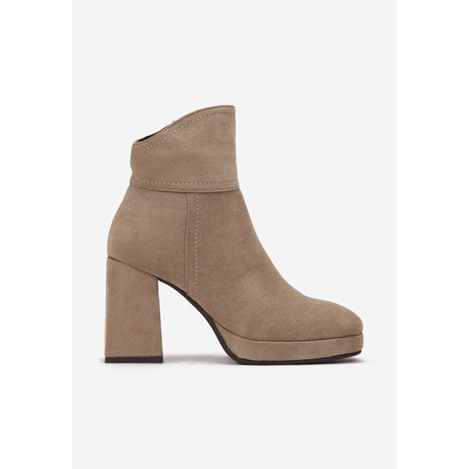 Botki beżowe Born2be 