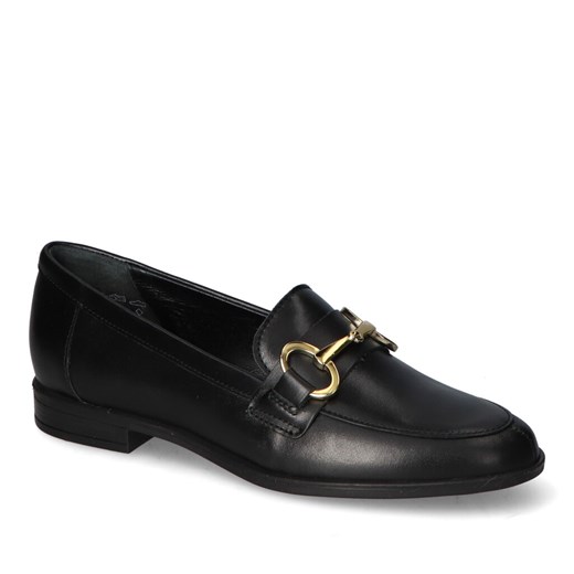 Mokasyny Ryłko K2R32_313 Czarne lico ze sklepu Arturo-obuwie w kategorii Mokasyny damskie - zdjęcie 163542231