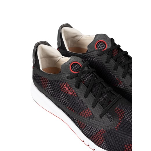 Geox Sneakersy "Aerantis D" | U047FD 0002A | Mężczyzna | Czarny, Czerwony Geox 42 ubierzsie.com wyprzedaż