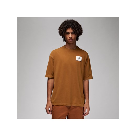 Męski powiększony T-shirt Jordan Flight Essentials - Brązowy ze sklepu Nike poland w kategorii T-shirty męskie - zdjęcie 163547920