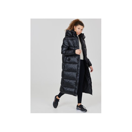 Athlecia Kurtka puchowa Elly W Maxi Puffer EA233361 Czarny Regular Fit Athlecia 36 MODIVO