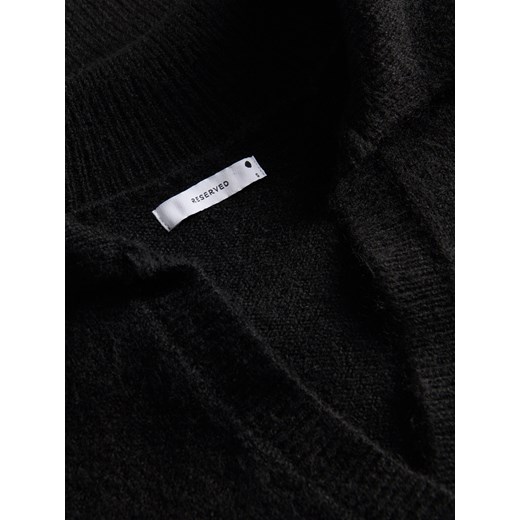 Reserved - Sweter z kołnierzem - czarny Reserved M Reserved