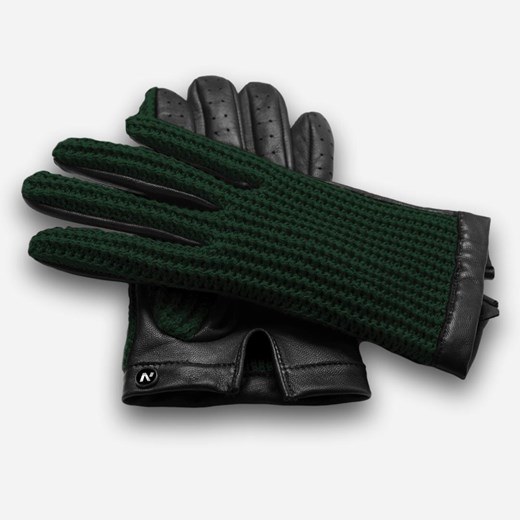 napoCROCHET (czarny/zielony) - S M napo gloves