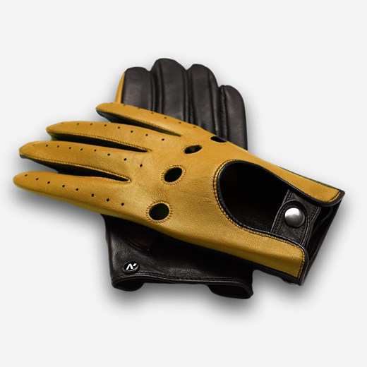 napoDRIVE (brązowy/żółty) - S M napo gloves