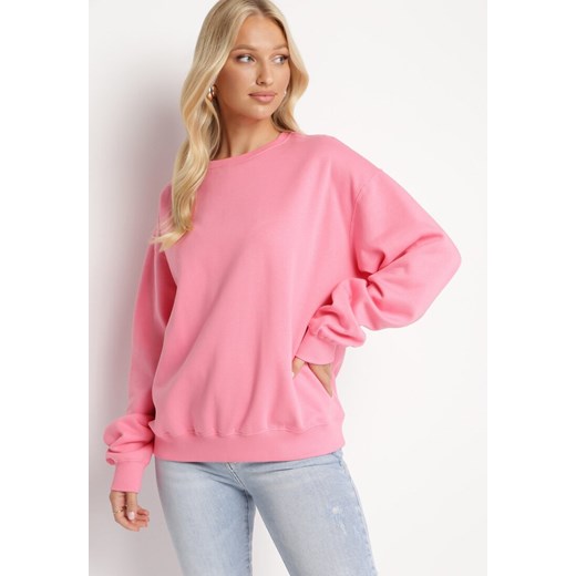 Bluza damska różowa Born2be casual