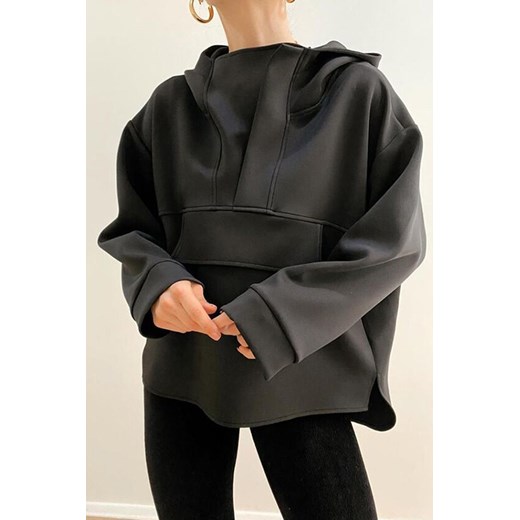 Bluza VANJELA BLACK ze sklepu Ivet Shop w kategorii Bluzy damskie - zdjęcie 163571571