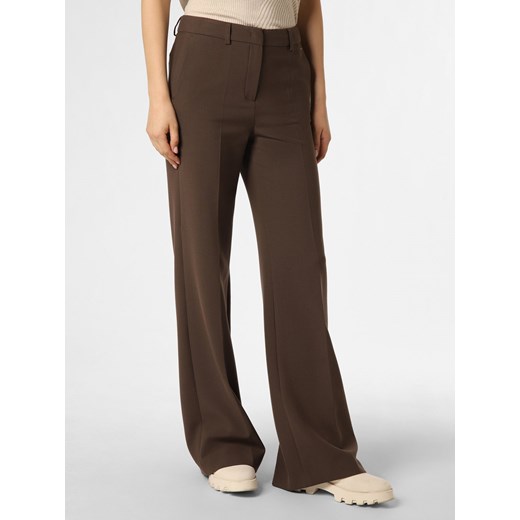 JOOP! Spodnie Kobiety czekoladowy jednolity ze sklepu vangraaf w kategorii Spodnie damskie - zdjęcie 163574390