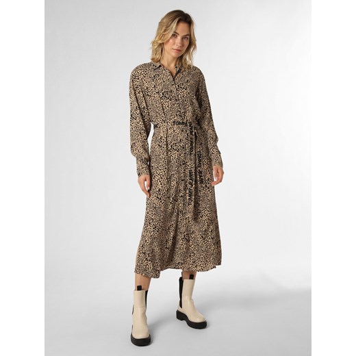 Tommy Jeans Sukienka damska Kobiety wiskoza beżowy wzorzysty ze sklepu vangraaf w kategorii Sukienki - zdjęcie 163574394