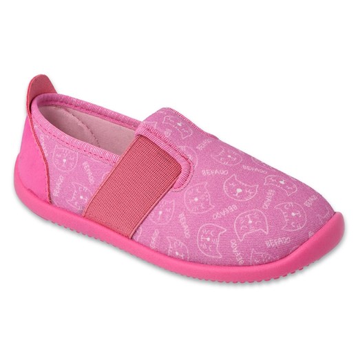 Befado obuwie dziecięce 901Y017 różowe ze sklepu ButyModne.pl w kategorii Kapcie dziecięce - zdjęcie 163577434